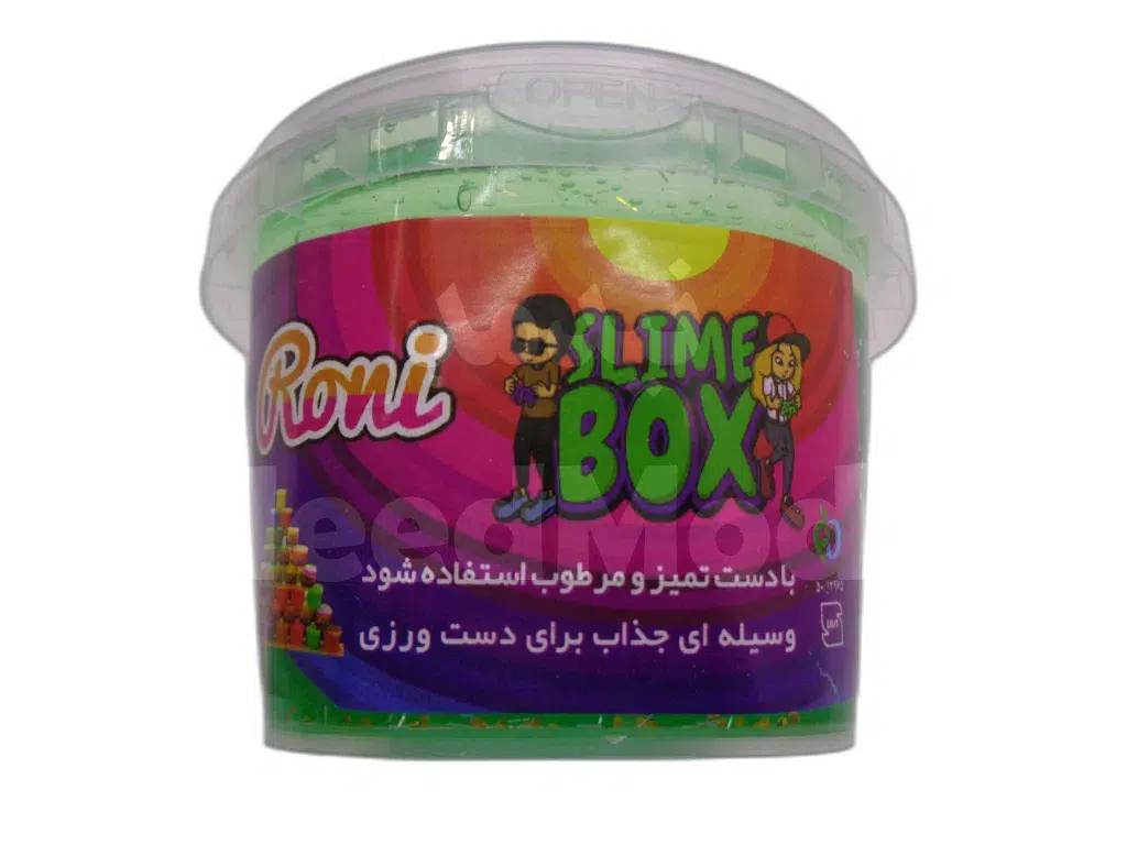 اسلایم باکس (slime box) رنگ سبز لجنی