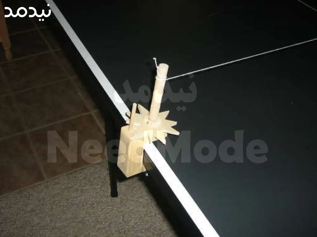 نمای کلی تور میز پینگ پنگ ساخته شده