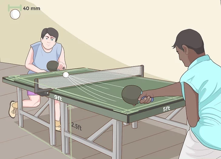 آموزش تنیس روی میز