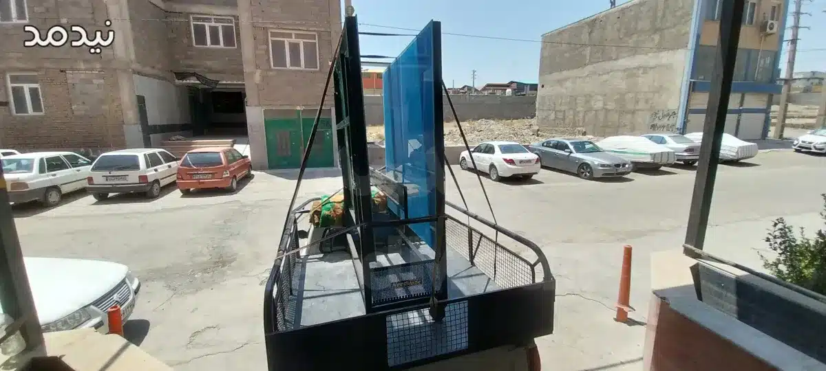 میز پینگ پنگ فضای باز با شیشه 10 میل نیدمد