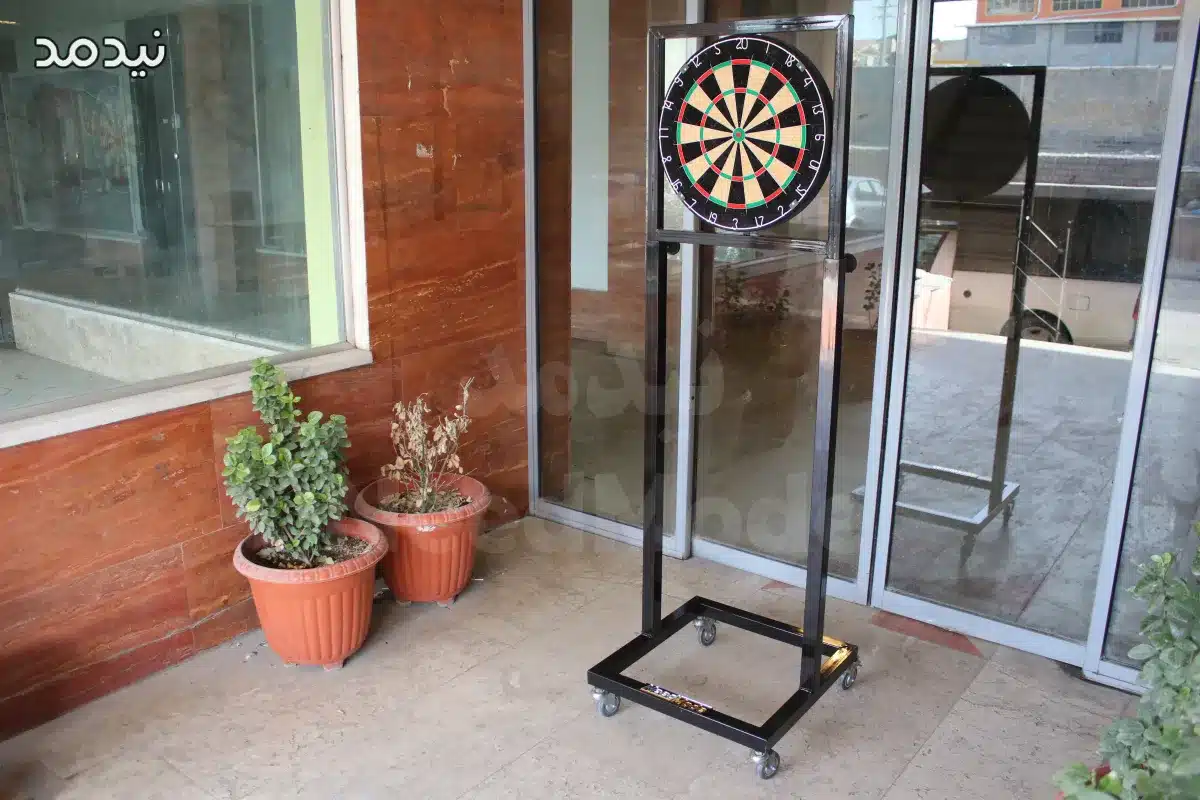 خرید پایه دارت چرخدار نیدمد با شاسی فلزی و چرخ صنعتی